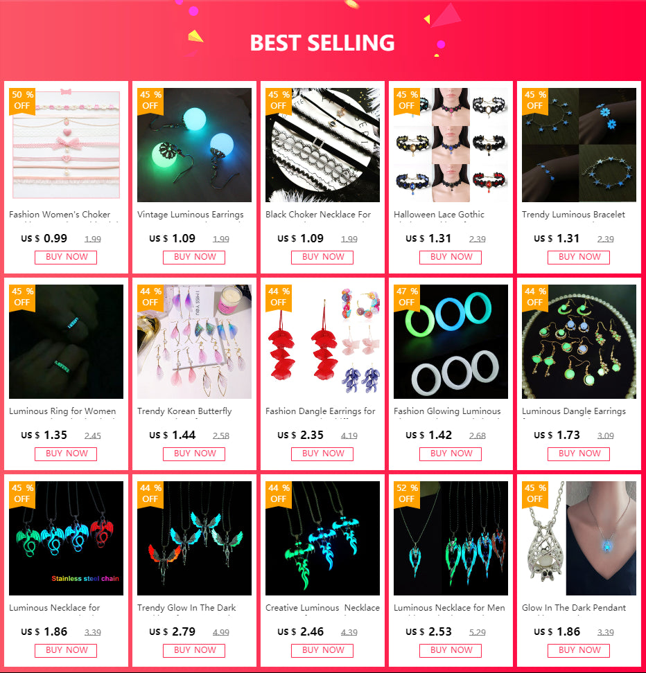 Vintage Luminous Earrings For Women Lovely Round Beaded Dangle Drop Glow In The Dark Earrings Halloween Jewelry Gift for Girl