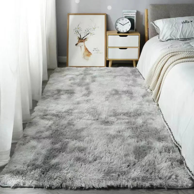 VIKAMA Fluffy Rugs Shaggy Bedroom Area Rugs Shaggy Non-Slip Rugs, Machine Washable Soft Shaggy Rugs Modern Soft Plush Rugs