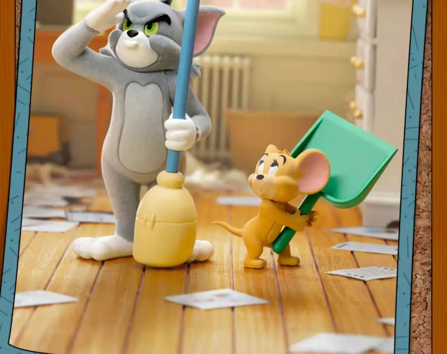 Original 52toys Tom - Jerry Mental State Tasting Blind Box Handmade Desktop Ornament Scene Building Props Toys Gifts Mystery Box