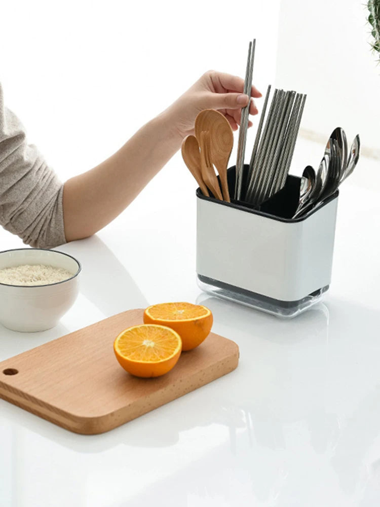 Household Multi-Functional Tableware Rack, Kitchen Tableware Drain Rack, Chopsticks Rack, Spoon, Chopsticks, Fork, Storage Rack