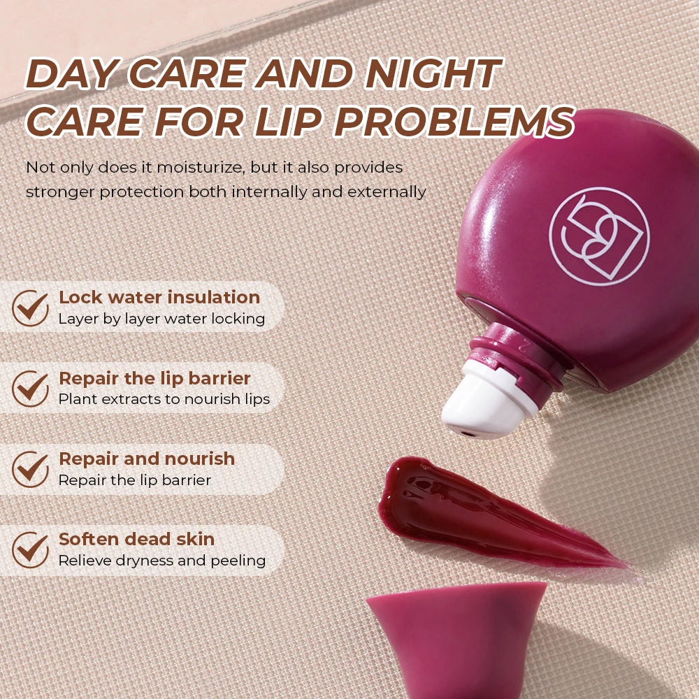 BEAUTY GLAZED 4Color Lipgloss Lip Oil Teens Moisturizing Lipstick Lip Balm High Shine And Lip Gloss Long-Lasting Dry Lip Care