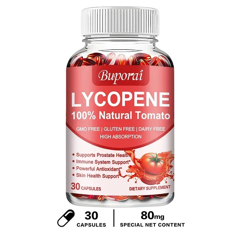 Lycopene Capsules - Prostate Health, Urinary Tract Health, Immunity, Urinary Tract Infection