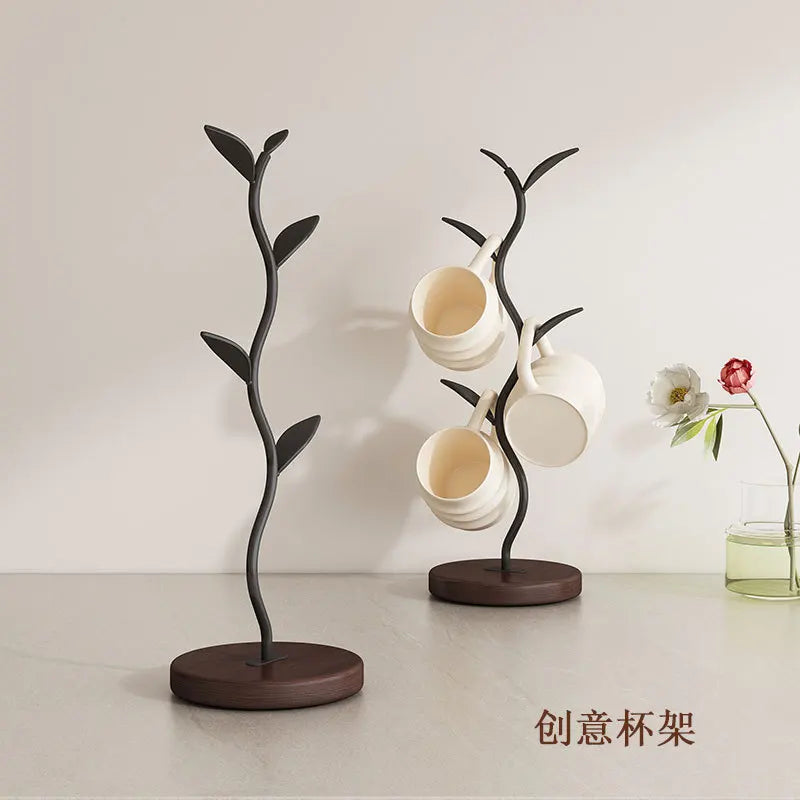 Household Items Tree-shaped Cup Holder Living Room Decorative Cup Holder Shelf Entrance Key Storage Kitchens Accessories Home