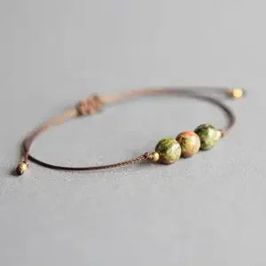 Jasper Ukitt Jewelry Healing Crystal Bracelet Spiritual Growth Bracelet Emotional Pain Healing Healthy Pregnancy gift