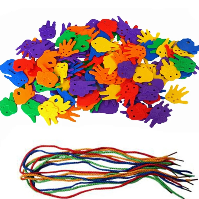 Kids Toddler Montessori Toys Threading Small Hand Finger Activités Enfants Creatifs Juguetes Para Niños De 3 4 5 6 7 9 Años