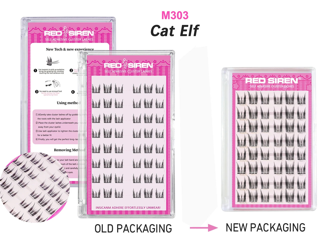 Lash Clusters Set No Glue Needed Self Adhesive Eyelashes Korean Makeup Natural Look Wispy Individual Eyelashes New Manga Lashes