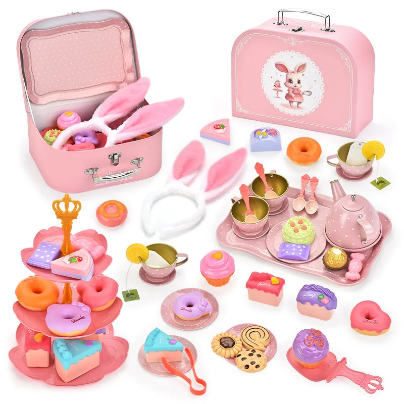 children's family toys afternoon tea desserts cakes simulation toys girl gift sets