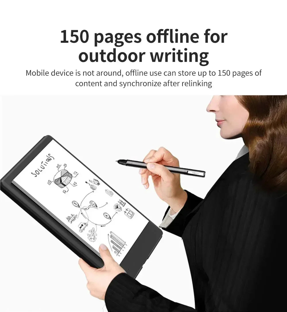 10 inch Smart Digital Board Graffiti Painting Pad Board Art Work Office Creative Smart  Bluetooth Notebook Writing Board