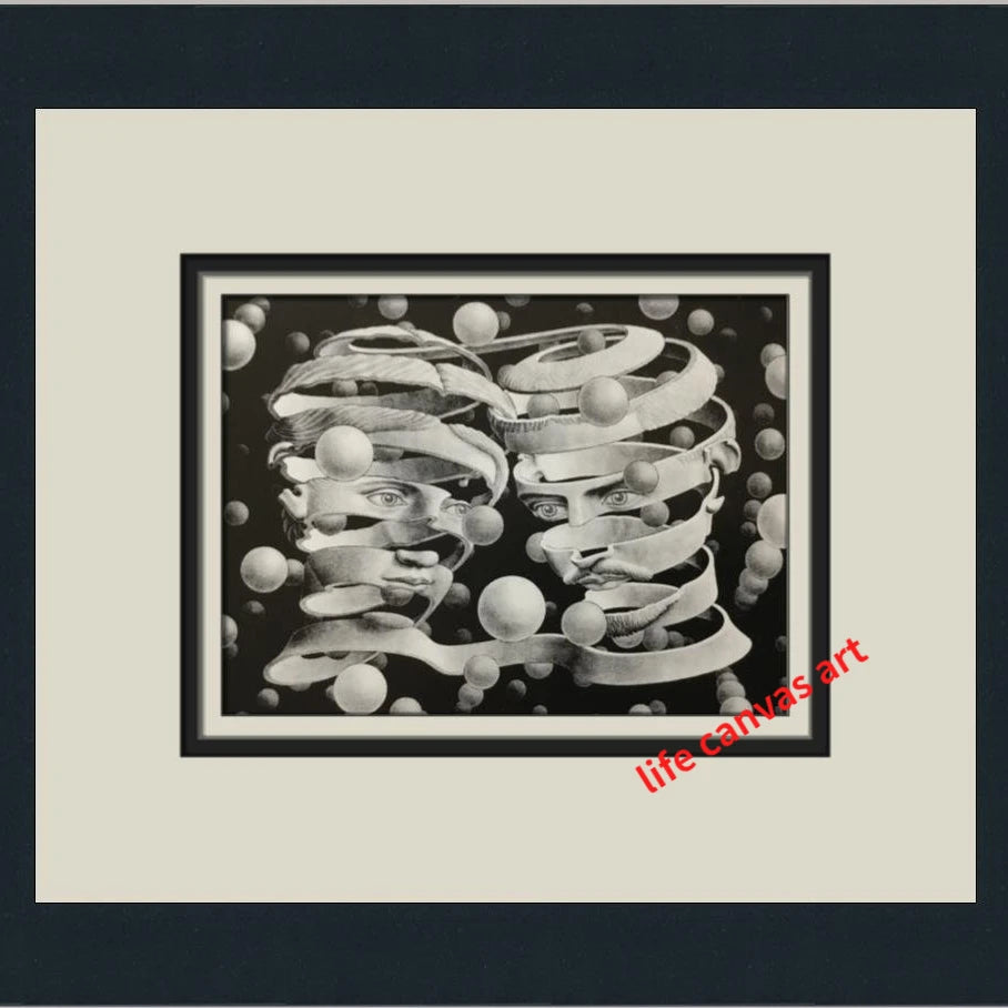 Abatract Style Artworks M.C. Escher MC Escher Eyes Rind Art Poster Canvas Painting Wall Prints Picture Living Room Home Decor