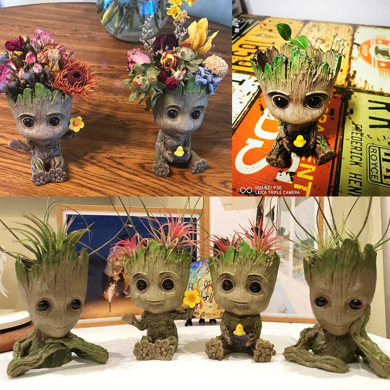 Baby Groot Flower Pot Home Decoration Planters For Indoor Plants Anime