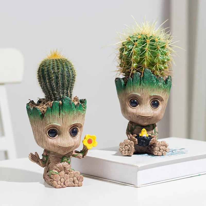 Baby Groot Flower Pot Home Decoration Planters For Indoor Plants Anime