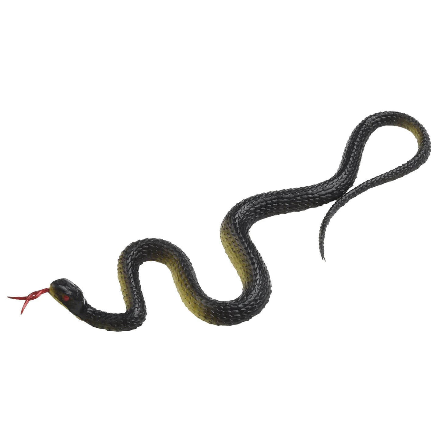 1pcs Rubber  Fake Snake 45cm Realistic Fake Snake Prank Trick North US Green Anaconda Scary Halloween Party Accessories