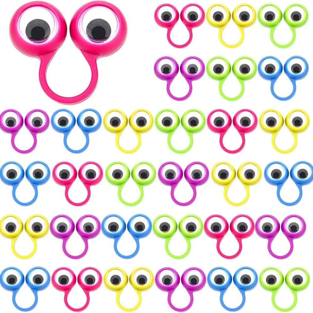 30/50/100 Pcs Halloween Funny Finger Activity Eyes Kids Birthday Halloween Christmas Carnival Kindergarten Party Gift Decoration