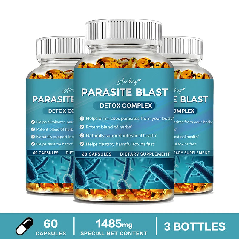 Parasite Blast - Bowel Cleansing Supplement, Digestive Health, Immune Health, Parasite Removal