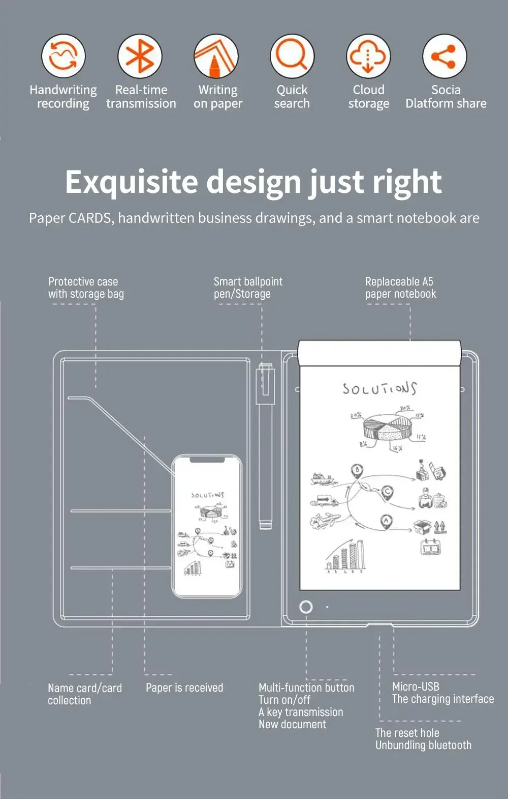 10 inch Smart Digital Board Graffiti Painting Pad Board Art Work Office Creative Smart  Bluetooth Notebook Writing Board