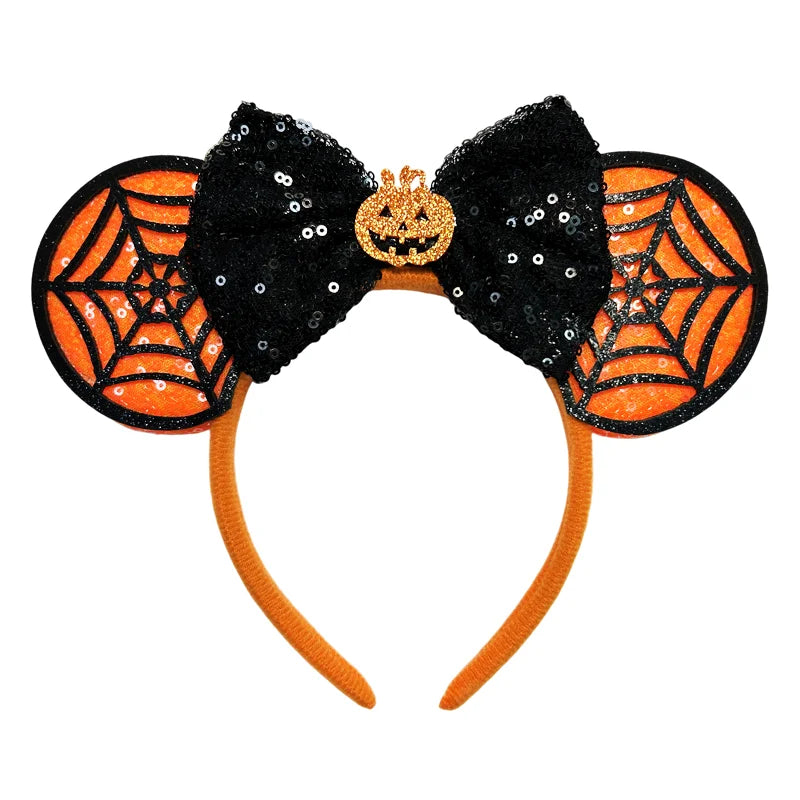 Chic Mickey Mouse Ears Headbands Women Halloween Party Cosplay Bad Guys Hairbands Girls Festival Gift Kids DIY Hair Accessories