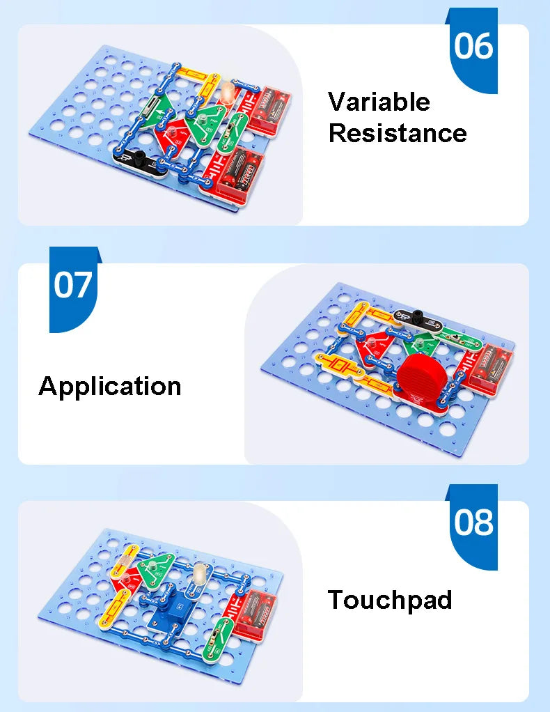 Circuit Electronic Exploration Toys for Kids tecnología Physic Education Learning Children Stem Toys Gifts Science Kits For Kids