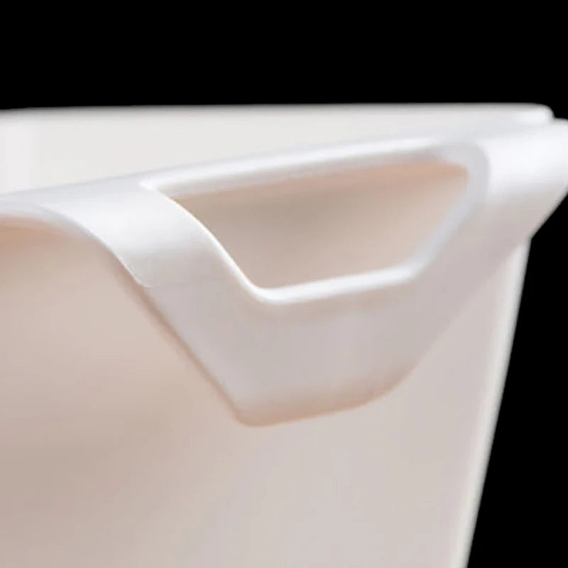 Household Back Hanging Plastic Storage Basket