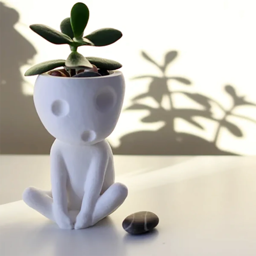 Kawaii Tree Elves Planter Pot Kodama Gardening Pot Small Plant Holder