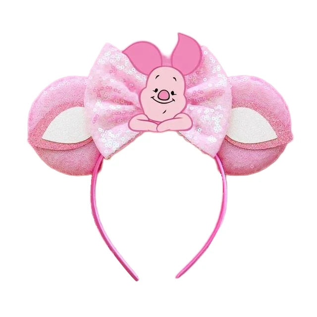 Chic Mickey Mouse Ears Headbands Women Halloween Party Cosplay Bad Guys Hairbands Girls Festival Gift Kids DIY Hair Accessories