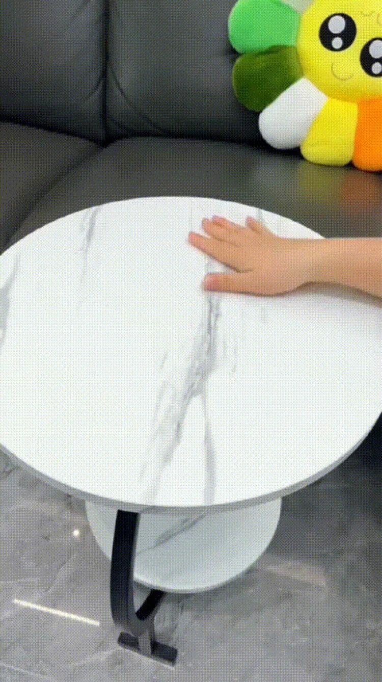 Household Mini Coffee Table Light Luxury Movable 2layer Sofa Side Table Bedside Storage Shelf Balcony Coffee Table Shelves