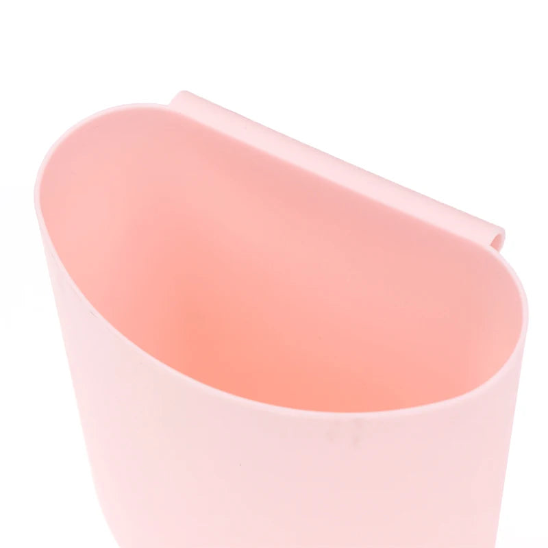Household Back Hanging Plastic Storage Basket Kitchen Bathroom Mini Organizers Small Things Portable Storage Box Container