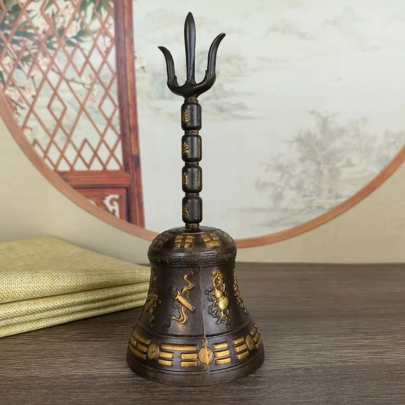 Brass Hand Bell Sound Healing Meditation Hand Bells Relaxation Mindfulness Yoga Bells Energy Musical Instruments Music Therapy