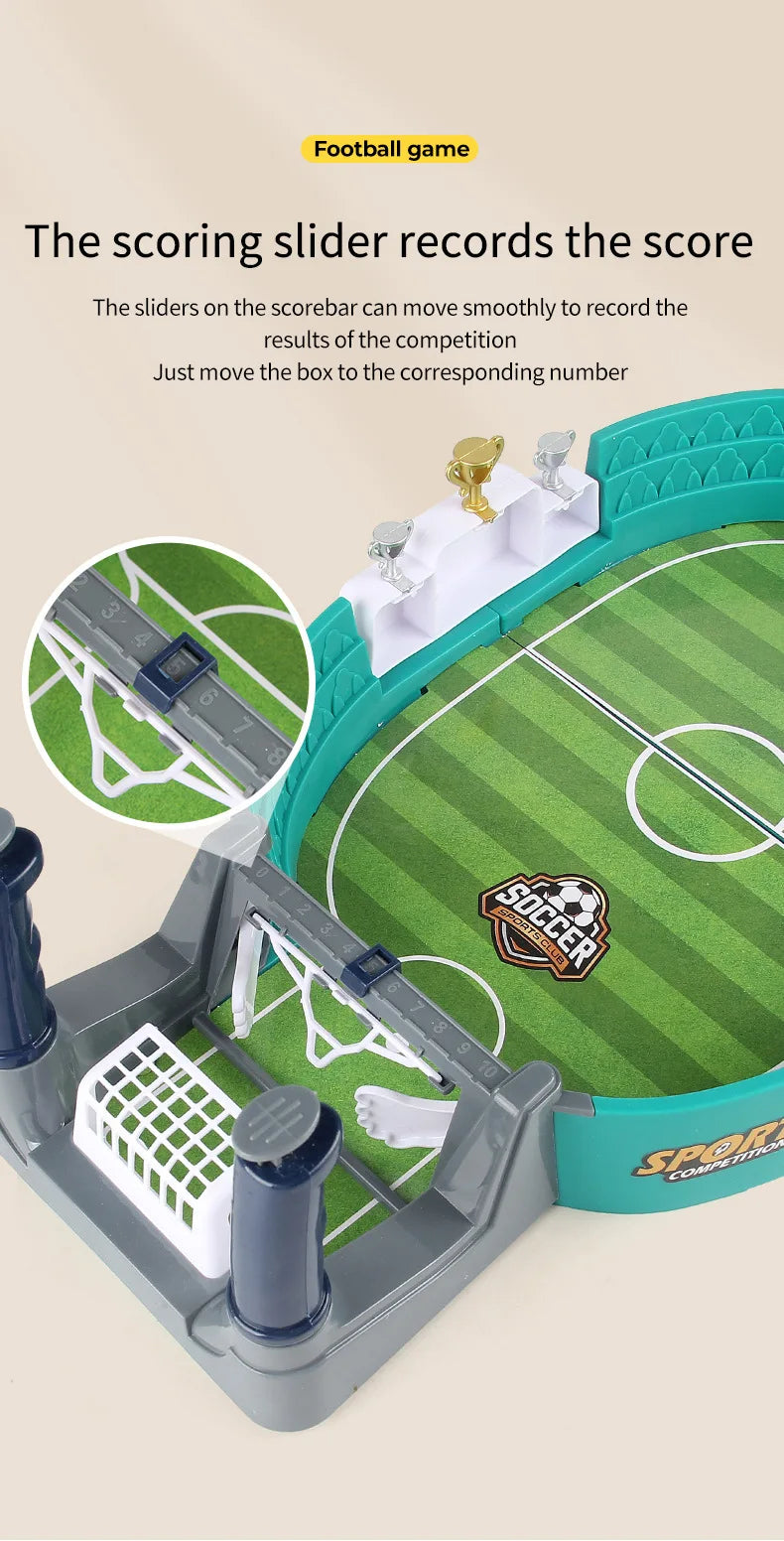 Soccer Table Football Board Game Match Toys For Family Party Game Tabletop Play Ball Soccer Toys Parent-child Interactive Soccer