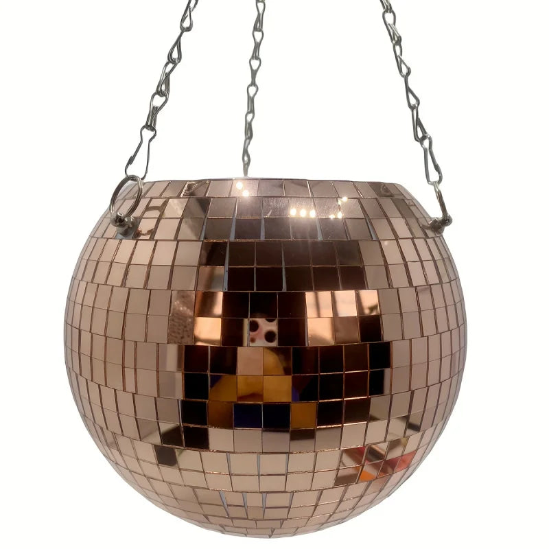 1pc Unique Handcrafted Bohemian-Inspired Hanging Disco Mirror Ball