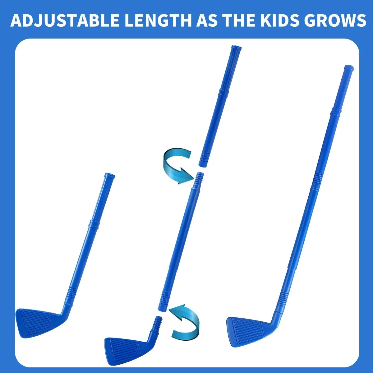 Upgraded Kids Golf Cart Toy with Golf Clubs,Balls,and Mat,Indoor&Outdoor Golf Toy,for Boy&Girls,Halloween/Christmas/Thanksgiving