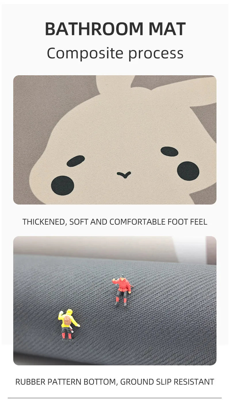 VIKAMA Diatomite Rugs Carpet For Bath Rugs For Kitchen Kitchen Floor Mat Rugs For Bathroom Diatomite Mat Kitchen Mat