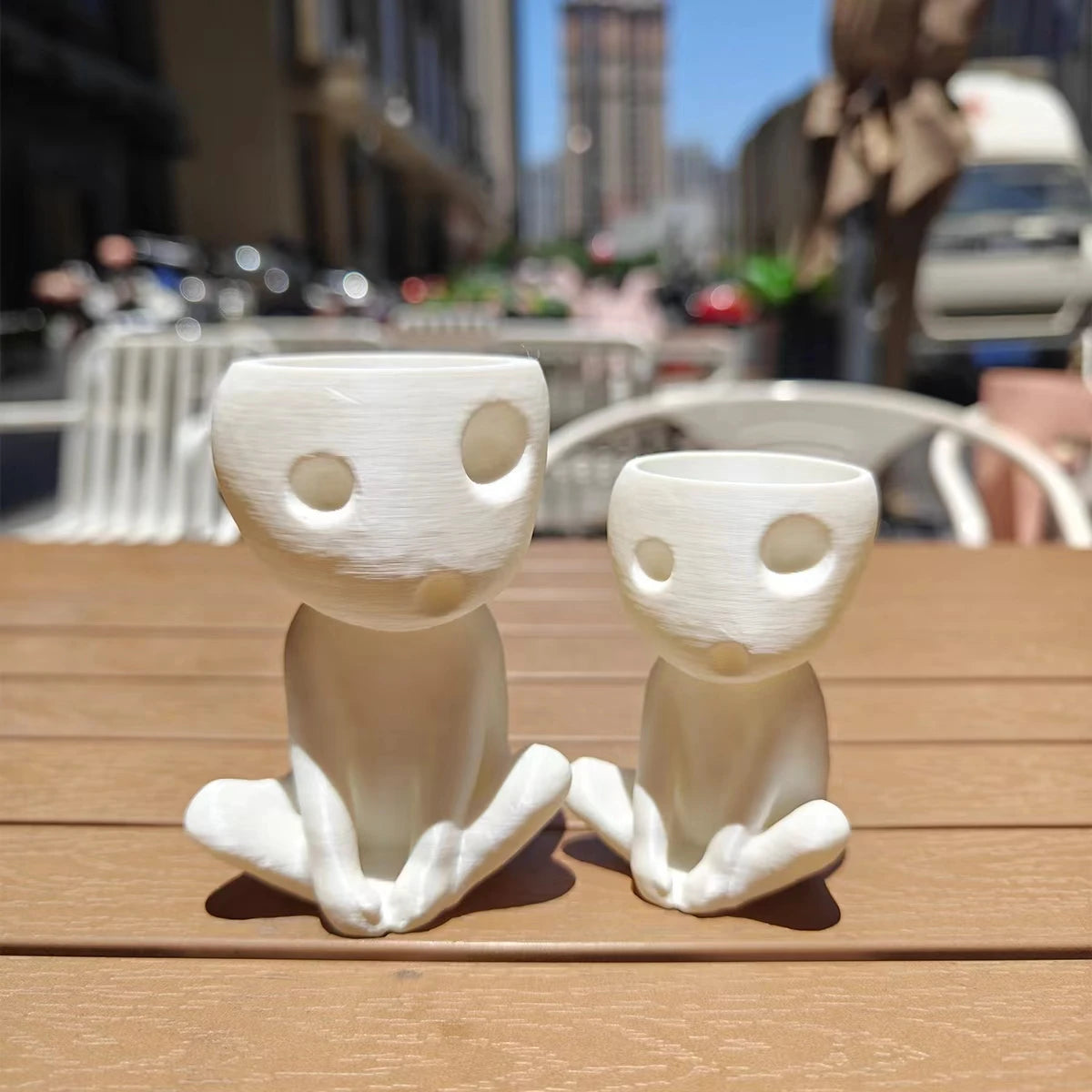 Kawaii Tree Elves Planter Pot Kodama Gardening Pot Small Plant Holder