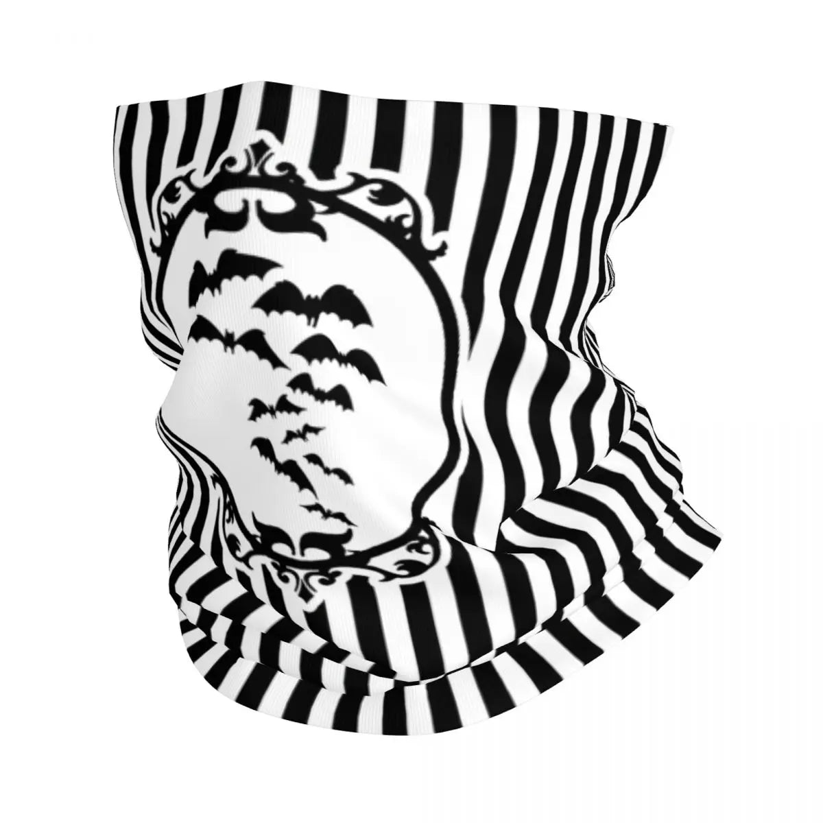 Custom Halloween Vampire Bats Winter Headband Neck Warmer Women Men Hiking Running Tube Scarf Face Bandana Gaiter
