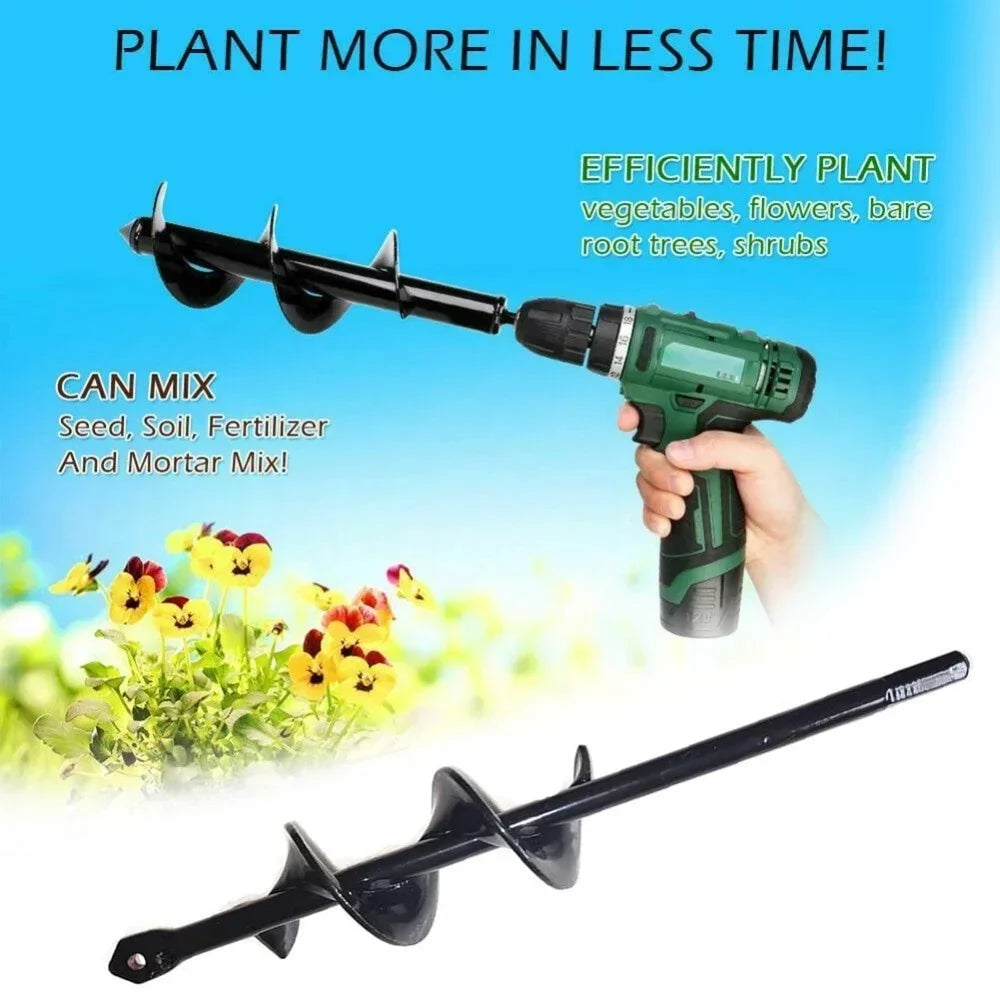 Hand Drill Charge Electric Drill Ground Bit Irrigating Planting Auger