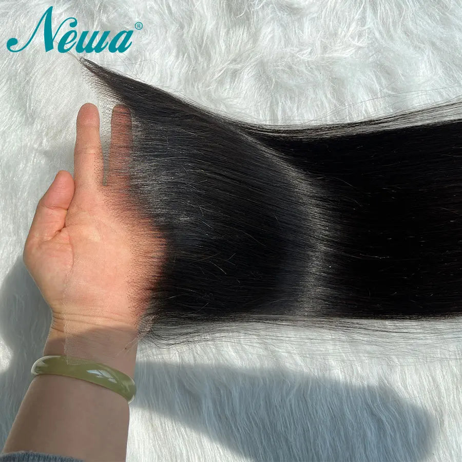 Real HD Lace Frontal Only Full 13x6 13x4 Invisible Melt Skins Lace 5x5 6x6 7x7 HD Lace Closure Human Hair Body Wave & Straight