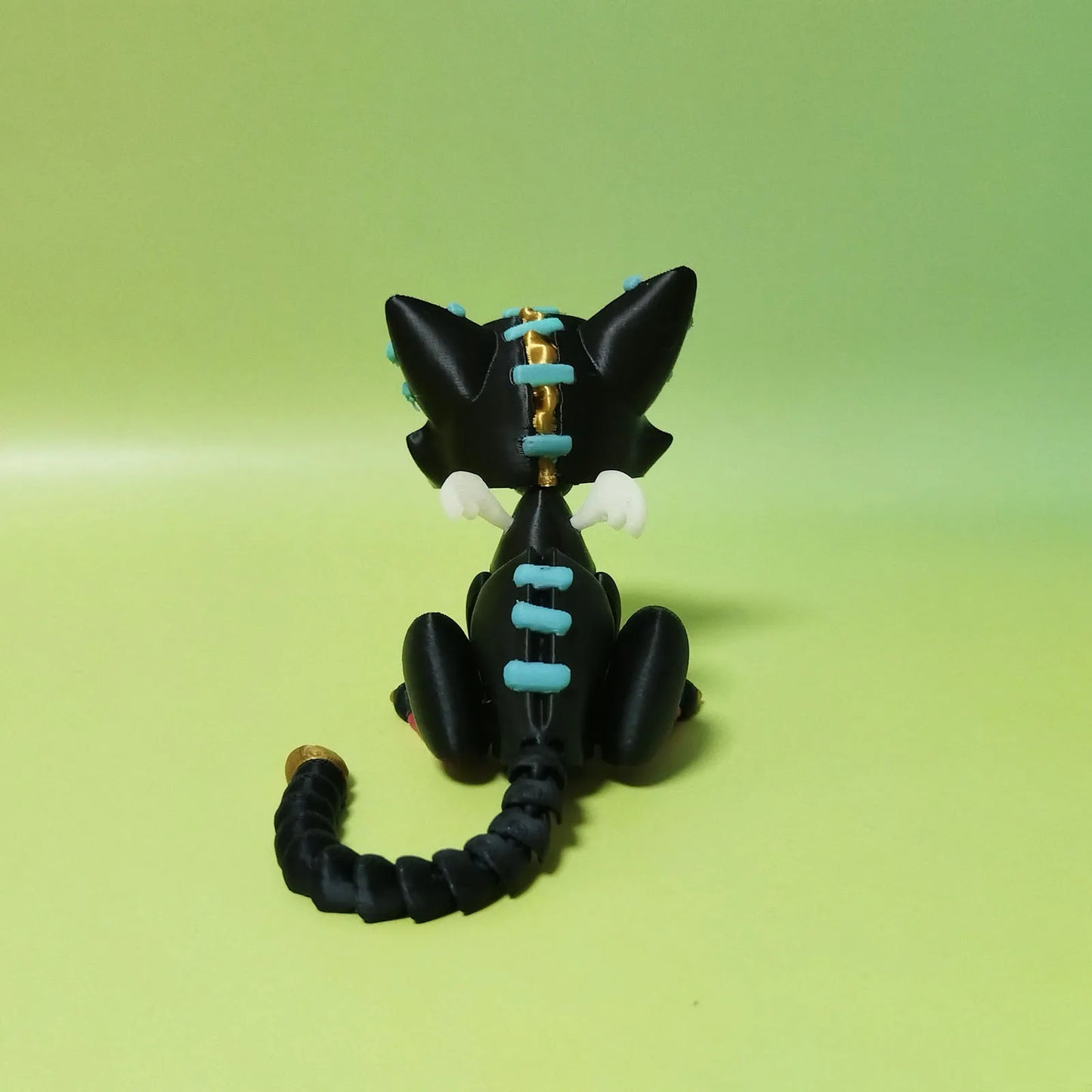 3D Printed Articulated Colorful Black Cat Models Model Figurines Halloween Birthday Gifts  Home Decoration