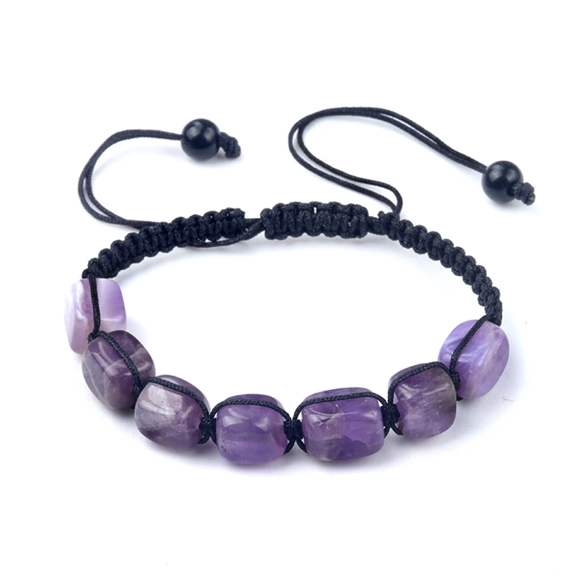 Chakras Bracelets Reiki Natural Stone Braided Women Bracelet Healing Yoga Healing Handmade String Rope Adjustable