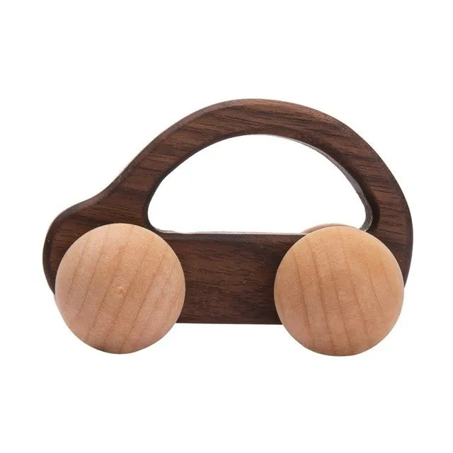 Wooden Cars Toys Maple Diy Crafts for Students Home Activities Montessori Grasping Teething Toy Newborn Birthday Gift Wood Block