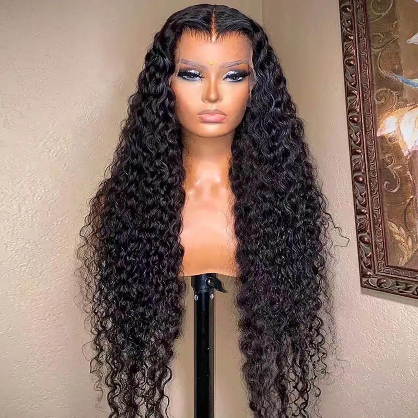 Lace Front Wigs Human Hair Water Wave Lace Front Wig Transparent Lace Frontal Human Hair Wig For Black Women Wet Wigs Human Hair