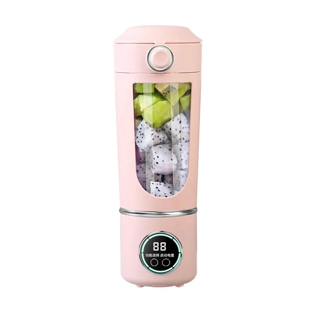 Stainless Steel Electric Blenders 700ml Juice Maker Blender 12 Leaves Strong BPA-free Smoothies/Ice Fruits/Nuts Blender Bottle