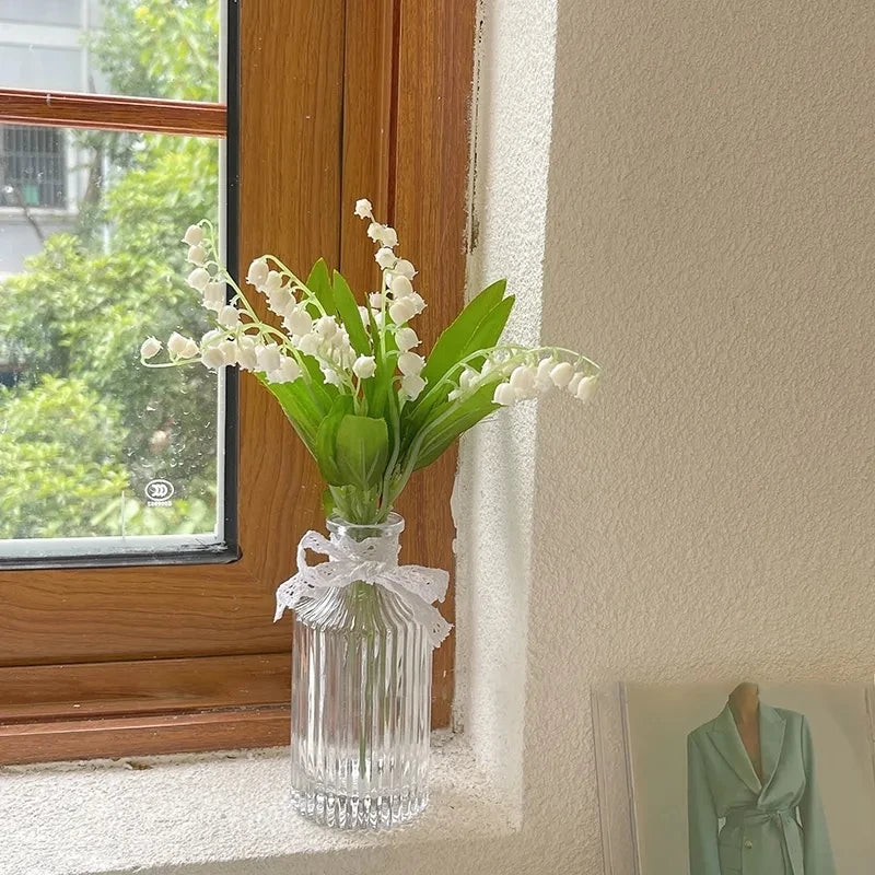 1pc Nordic Creative Transparent Vases for Plant Bottle Flower Pot