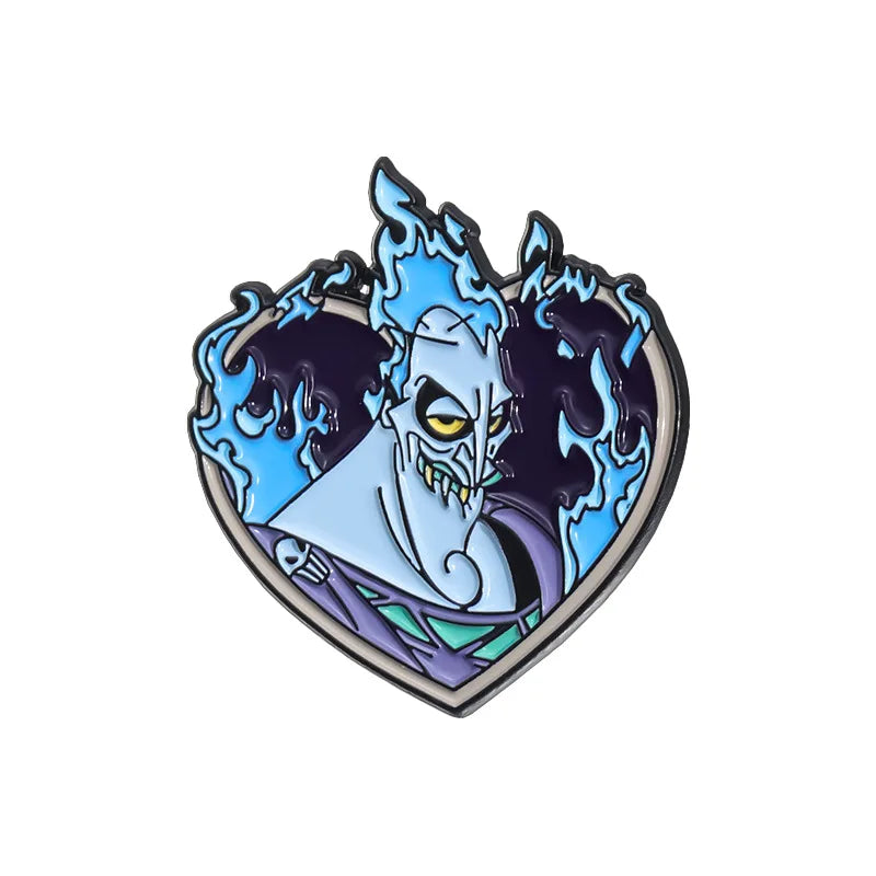 Anime Heart Rose Enamel Pins You Are Dreamy Cartoon Horror Mask Coffin Spider Lapel Badges Halloween Backpack Jewelry Gifts