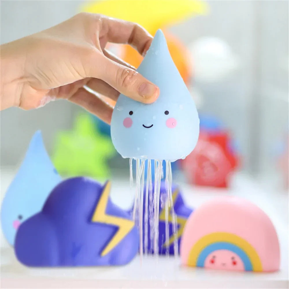 Baby Bath Toys Cute Bathing Swimming Water Games Spraying Clouds Shower Toy For Kids Children Water Playing Toy Bathroom Gifts