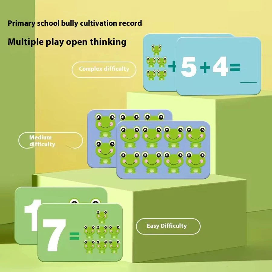 Mathematical Intelligence Math Toys Funny Frog Scale Children's Early Education Toys Addition Subtraction Balance Enlightenment