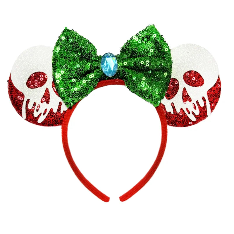 Chic Mickey Mouse Ears Headbands Women Halloween Party Cosplay Bad Guys Hairbands Girls Festival Gift Kids DIY Hair Accessories