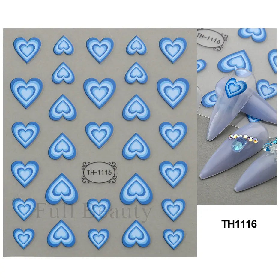 Nail Stickers Halloween Series Bat Skull Bone Ghost Pumpkin Pattern 3D Self Adhesive Decals For Nails Manicure Decoration LATH