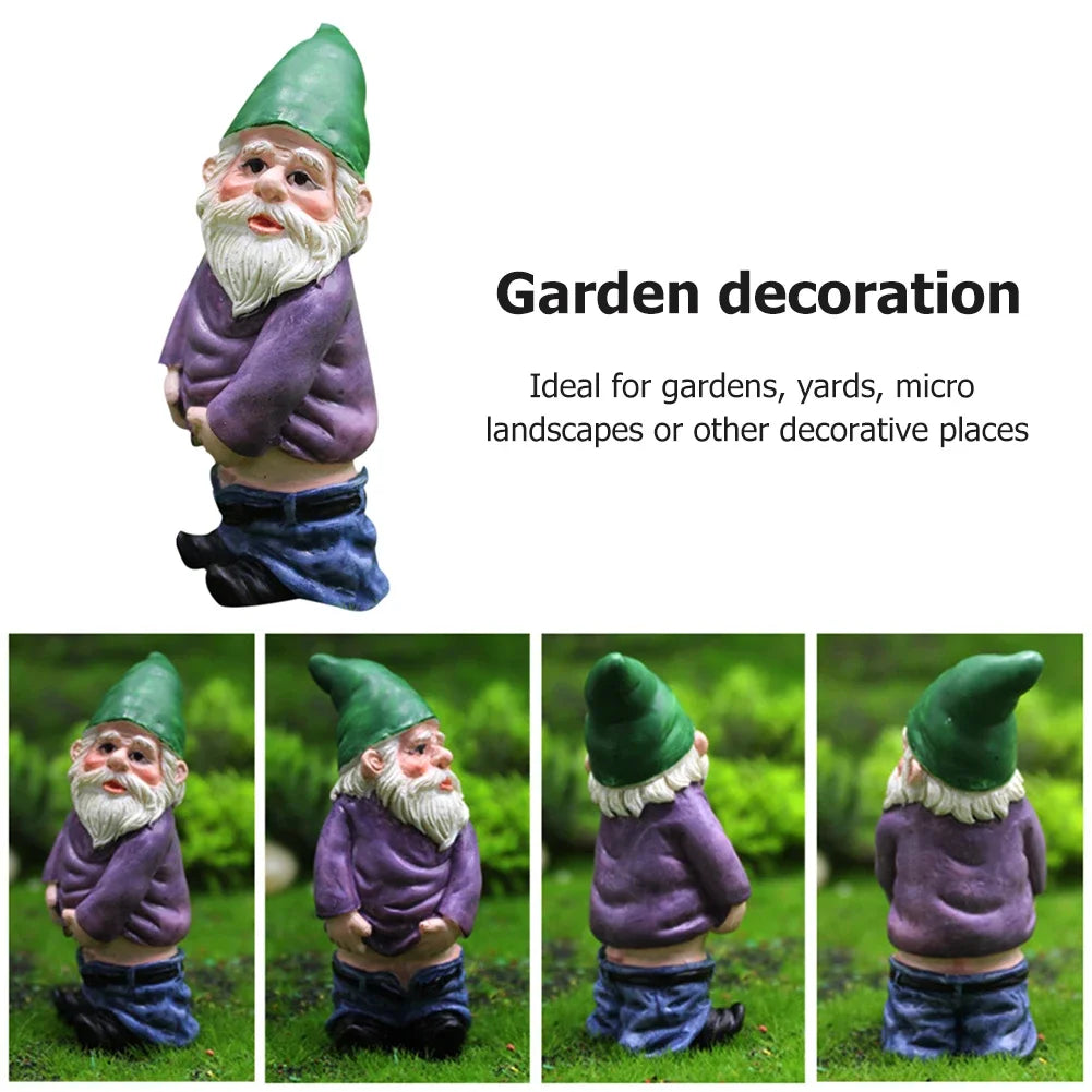 1pc Fairy Garden Drunk Gnomes Miniature Ornaments Set Mini Dwarf