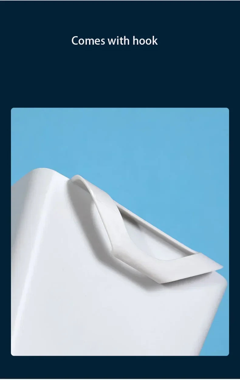 Household Back Hanging Plastic Storage Basket Mini Organizers Portable Storage Box Container Kitchen Bathroom