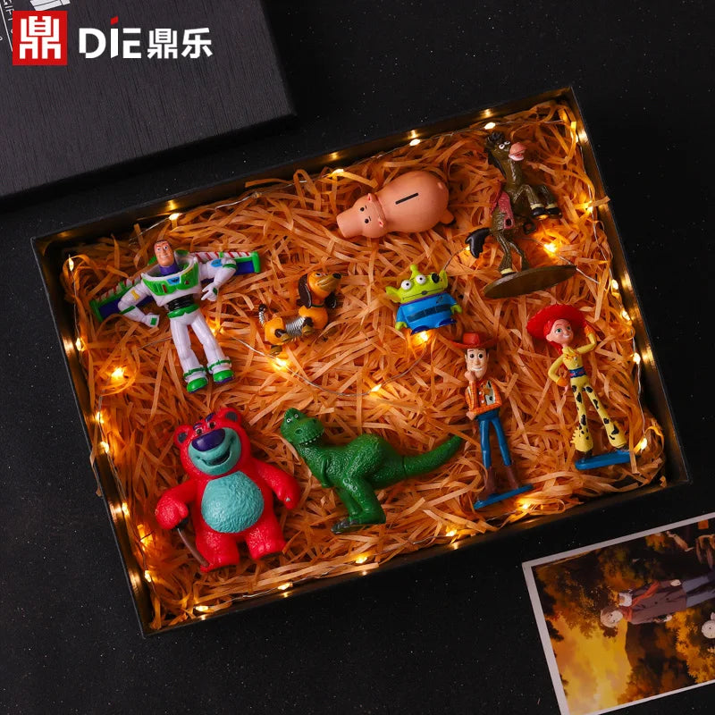 Full set of dolls toys Story Buss Light Years Woody Handmade Dolls ornaments Blind Boxes to send children birthday gifts