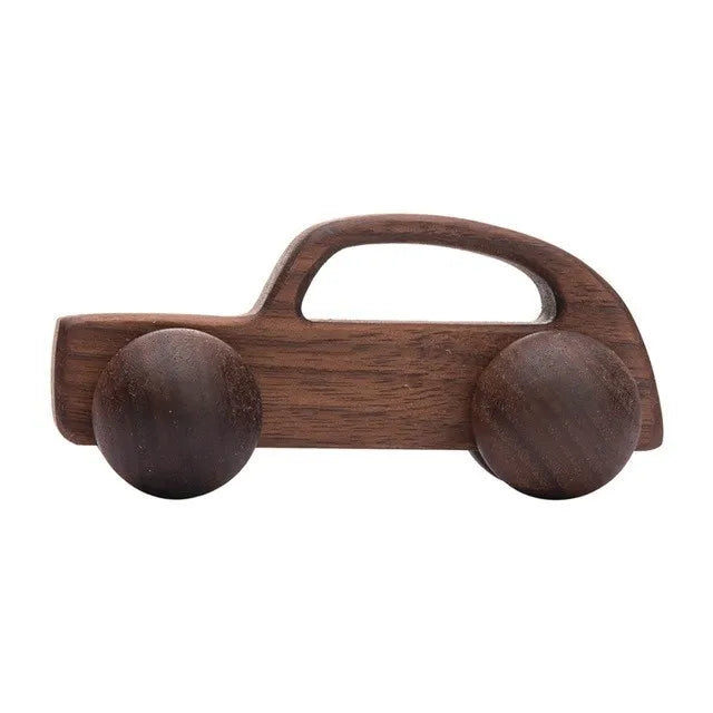 Wooden Cars Toys Maple Diy Crafts for Students Home Activities Montessori Grasping Teething Toy Newborn Birthday Gift Wood Block